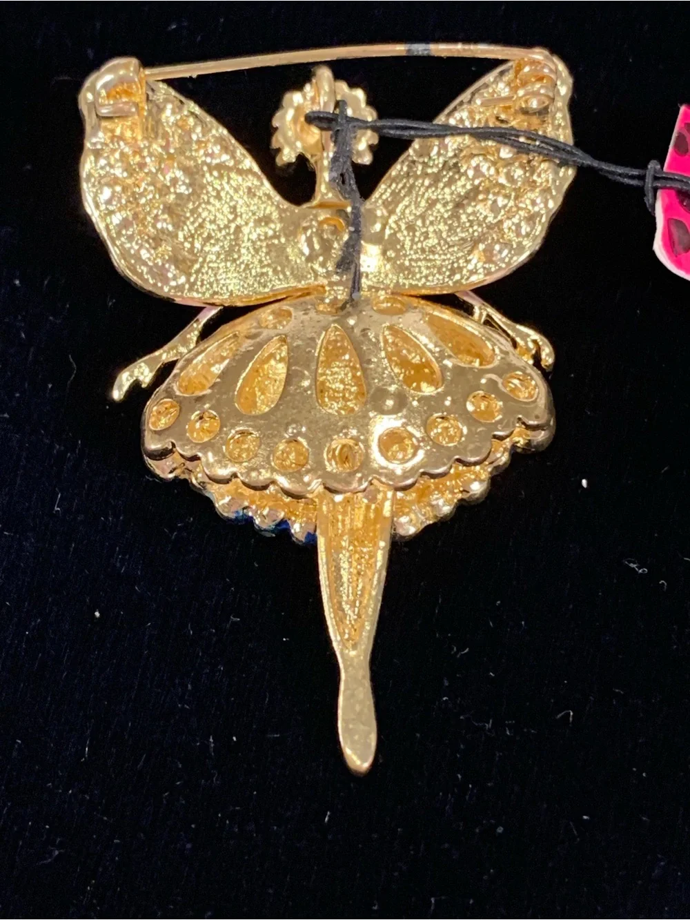 Betsey Johnson New with Tags Articulated Fairy Ballerina Brooch